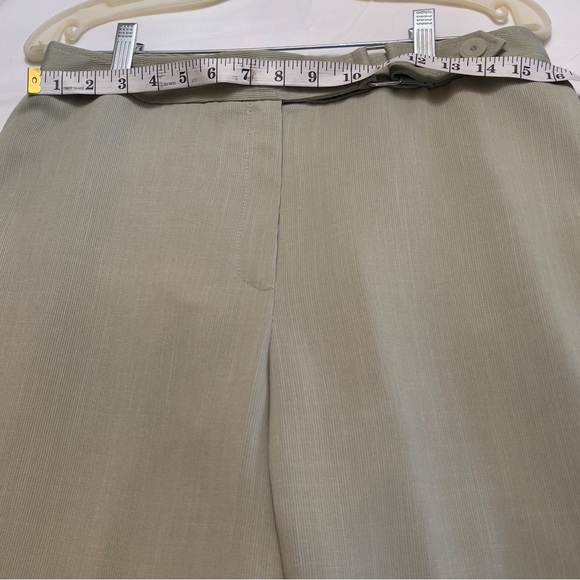 Jones NY Light Sage Green Blazer PantSuit 2Pc Set Sz 12 NWT High Waist Loose Fit - Picture 12 of 16